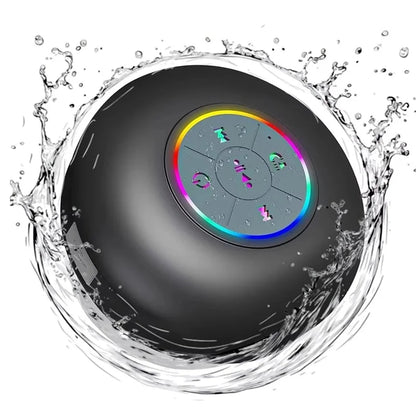 Portable Wireless Bluetooth Speaker IPX4 Waterproof Loudspeaker Outdoor Sports Bathroom Large Suction Cup Mini Stereo Sound Box