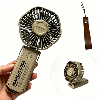 Portable Handheld Fan with Removable Battery,3-Speed Wind,115° Foldable Personal Fan for Travel, Office, Outdoor