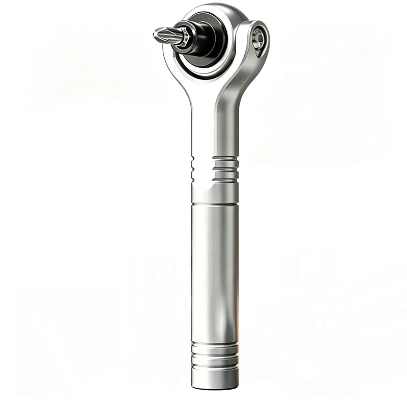 60 Teeth Ratchet Wrench 7 Gear Lockable 270° Rotatable Detachable Magnetic Adsorption Forward Reverse Adjustable Hand Tool Heavy