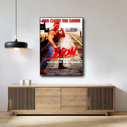 Van Damme Poster Canvas Painting Wall Art for Picture Coffee House Bar Living Room Bedroom Restaurant Home Wall Decor