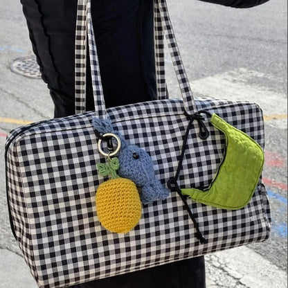 casual lightweight  nylon bowling bag designer women shoulder bags large capacity simple underarm bag trend handbags  2026