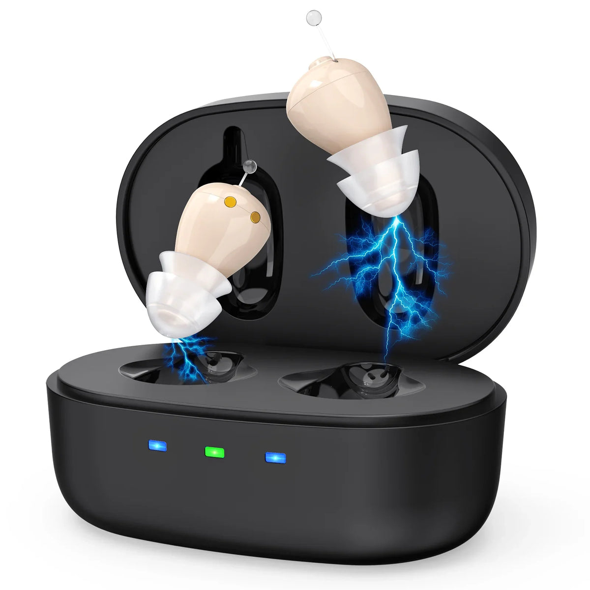 Hearing amplifiers Earbuds with Noise Reduction, Rechargeable Digital sound  Enhance Headphones, hearing aids  for adults.