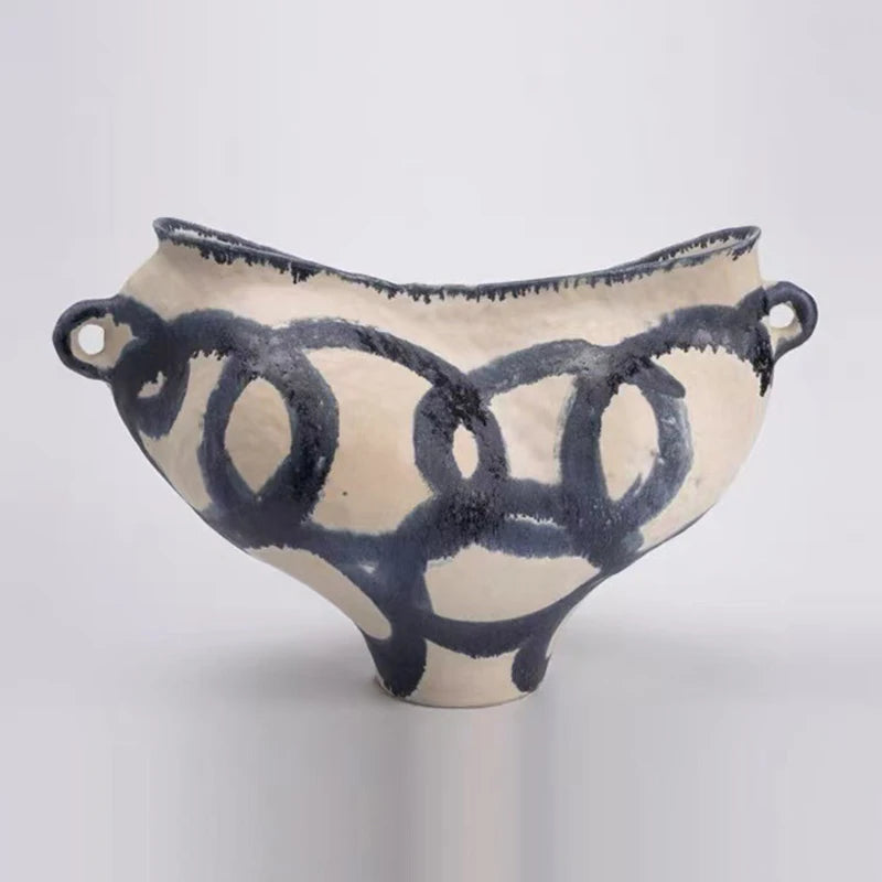 Ceramics Vase Room Decor Vases Flower Vase Table Flowerpots Living Room Decoration Home Decorations Bedroom Interior Accessories
