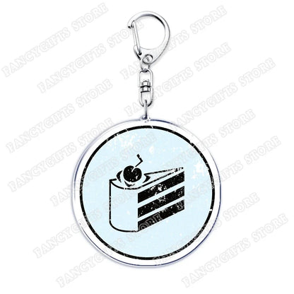 Trending Video Game Keychains for Accessories Bag Glados Aperture Laboratories Science Keyrings Jewelry Gamer Fans Gaming Gifts
