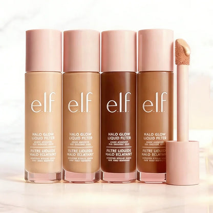 New Elf Soft Foundation Breathable Longwear Oil-Control Non-Caking Natural Concealing Even Skin Tone Makeup for Daily Nude Look