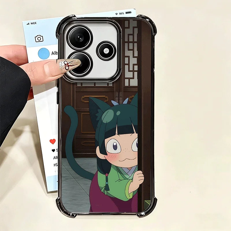 A-Apothecary D-Diaries Cute Plating Phone Case For Xiaomi Poco X6 X7 X8 Pro Max X5 X3 M8 M7 M5S Redmi 15C 15 14C 13C 17T 15T 14T