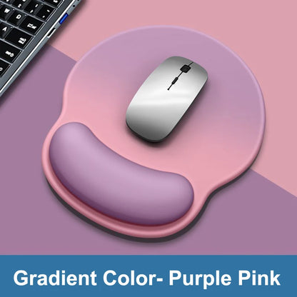 Gradient color mouse pad comfortable wrist rest non-slip mouse pad soft mouse pad wrist rest computer desktop mouse pad
