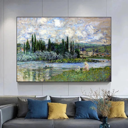 Art Canvas Paintings Famous Impressionist Landscapes Claude Monet Paintings Posters and Prints Bedroom Home Decor Wall Art