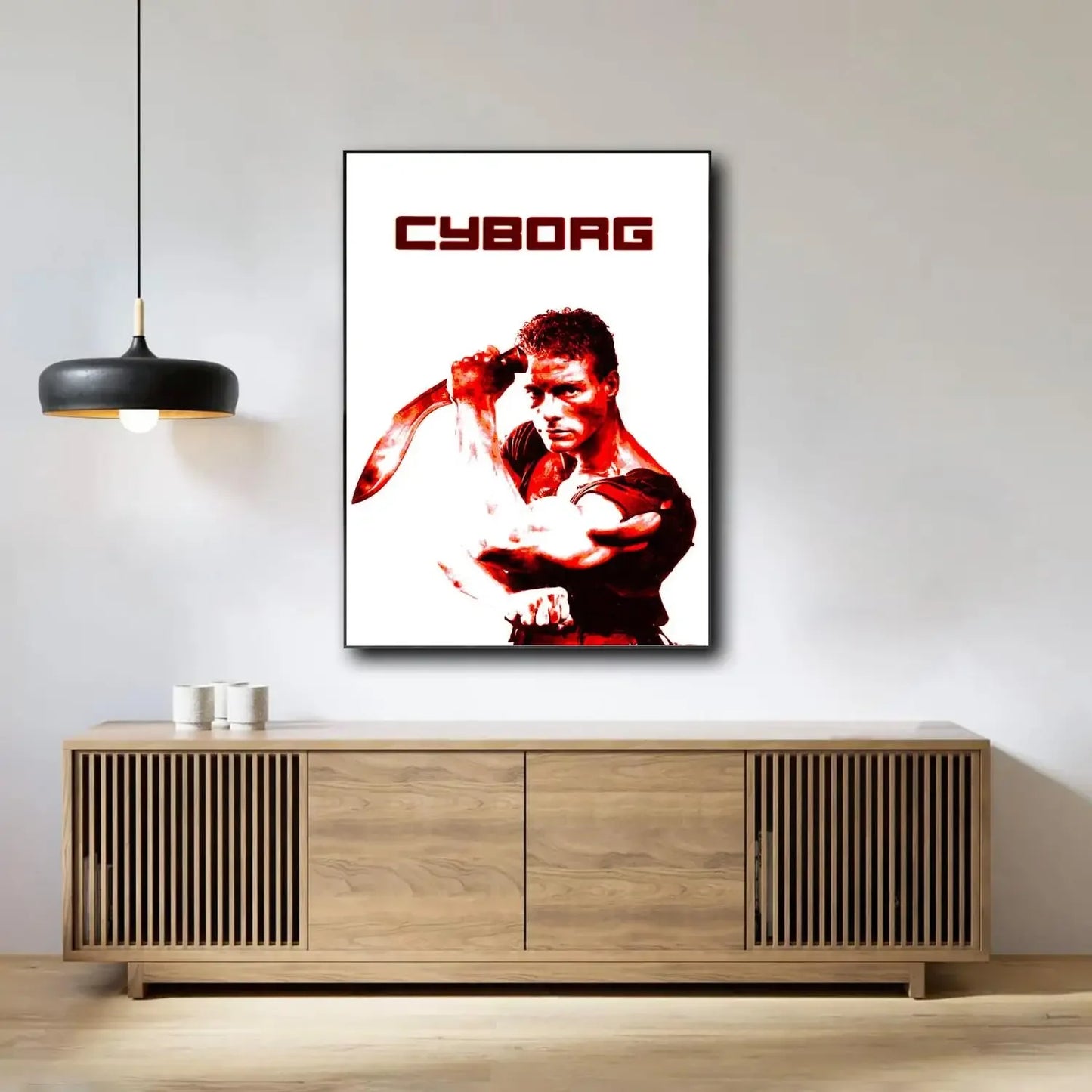 Van Damme Poster Canvas Painting Wall Art for Picture Coffee House Bar Living Room Bedroom Restaurant Home Wall Decor