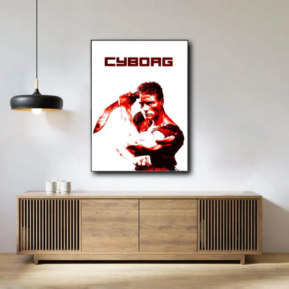 Van Damme Poster Canvas Painting Wall Art for Picture Coffee House Bar Living Room Bedroom Restaurant Home Wall Decor