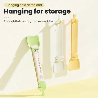 Pet Feed Spoon Food Scoop Cat Strip Squeezer Feeder Dispenser Indoors Puppy Kitten Snack Liquid Food Scoop Kitty Pet Supplies