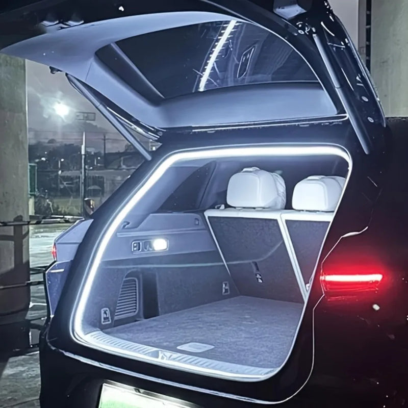 Car Trunk LED Strip Lights for The Interior Decoration of The Vehicle, Featuring Neon Lights and DIY Ambient Light Strips