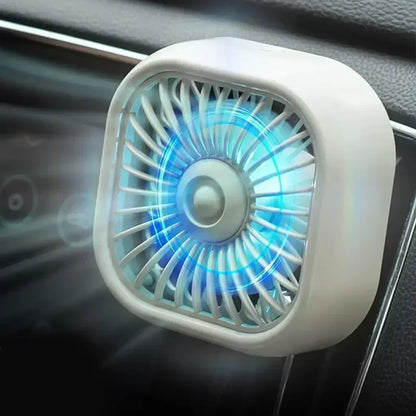 Portable Mini Car Vent Fan - High-Speed Cooling USB Fan - Energy-Efficient, Vibrant Colors, Easy Install