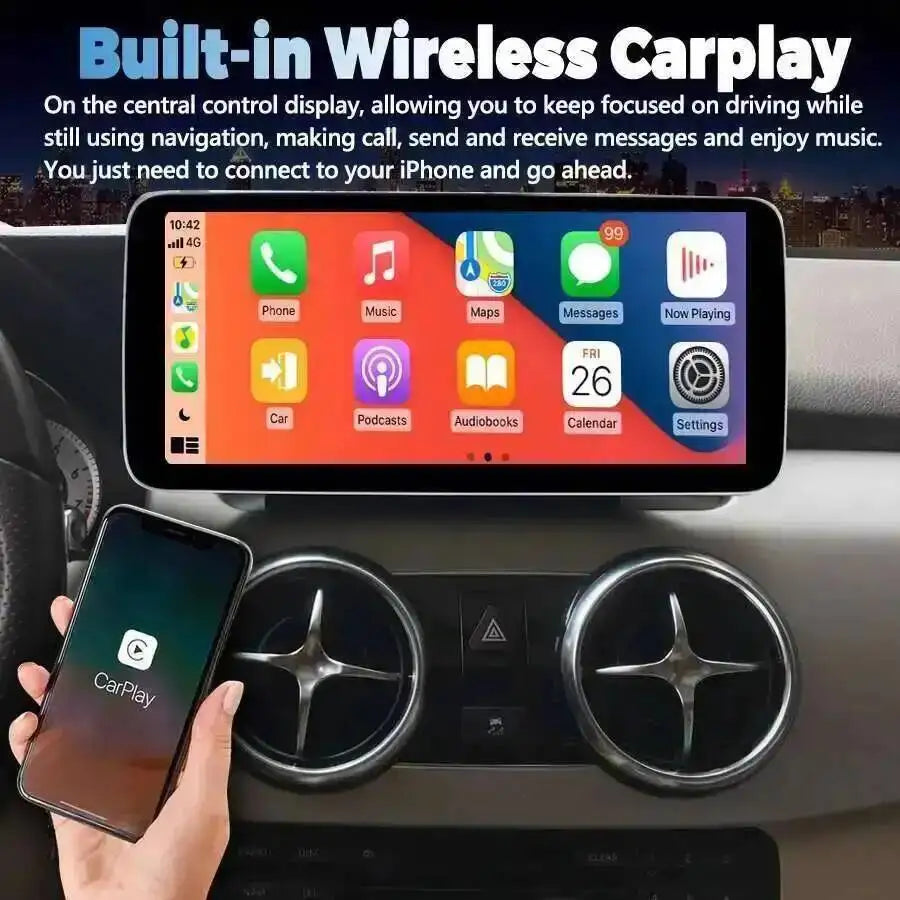 12.8 Car Radio For Mercedes GLK Class NTG 4.5 2013 2014 2015 GPS Navigation Auto Touch Screen Carplay Car Video Player Head Unit