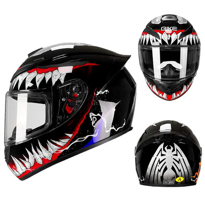 Motorcycle For Venom Helmet Unisex DOT Helmet cruise retro Motocross Full Face Helmet riding Helmet Casco Capacete