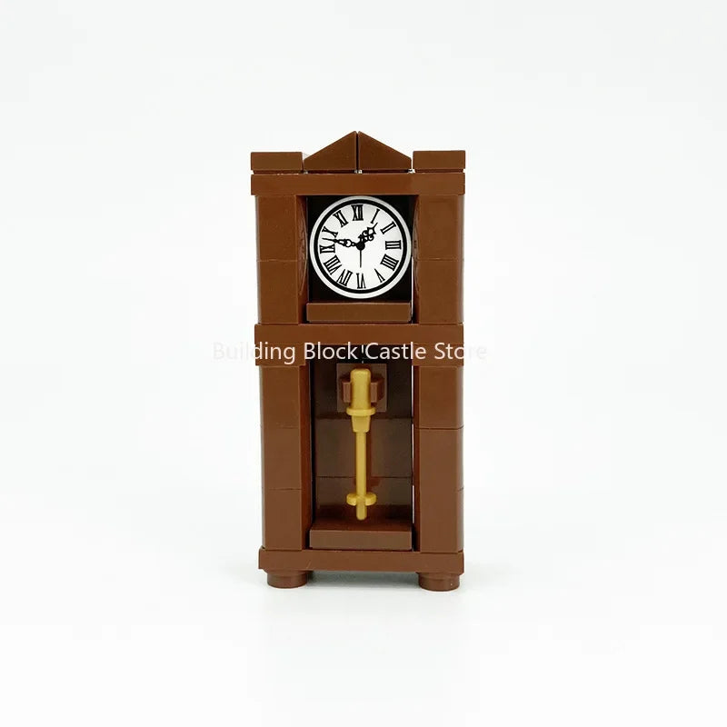 MOC Modern Home Sofa, TV Cabinet, Furniture, Refrigerator Small Particle Building Block Scene Construction Toy Model