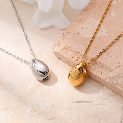 Cremation Water Drop Necklace for Ashes Stainless Steel Pendant Ashes Holder Memorial Jewelry
