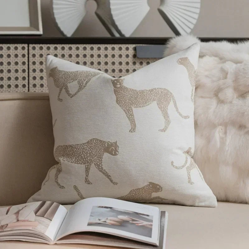 High End Luxury Geometric Jacquard Cushion Cover Modern Premium Pillow Covers Decorative 45x45/50x50cm Home Decor Designer