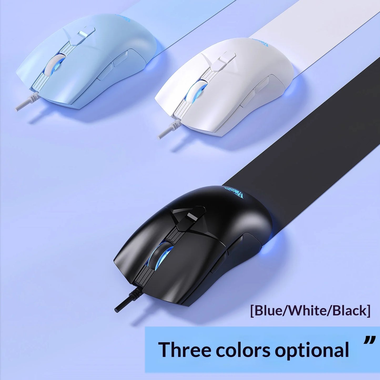 Gaming Mouse S32 Wired Ergonomic Design Rgb Backlit Universal For Laptop Desktop Pc Office Computer Peripheral