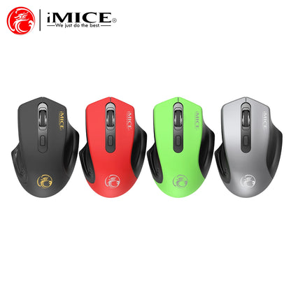 IMICE Wireless Mouse 2.4G Silent Mouse 4Buttons 1600DPI Optical Computer Mouse Ergonomic Battery Mice For Office Laptop PC