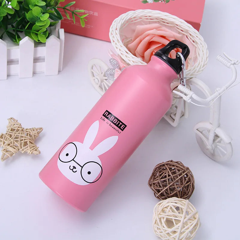 (12pcs) Camping Alloy Water Bottle 500ml Lightweight Single Wall Soft Camping Cycling Water Bottle