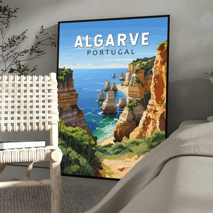 Pictures Portugal Painting Poster Room Decor Home Decoration Interior Wall Art Printing Waterproof Bathroom BedRoom Posters Gift