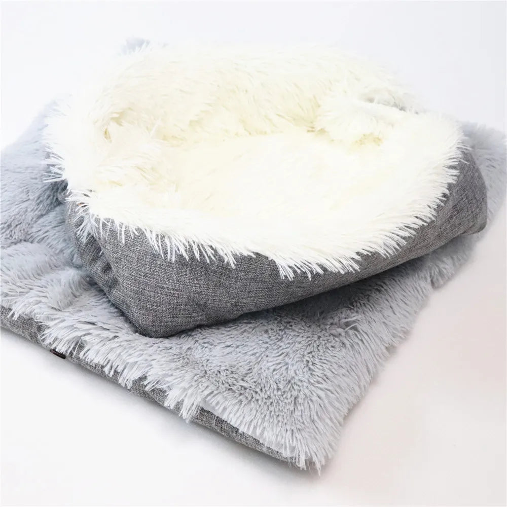 Autumn and Winter Nest Mat 2025 NewThick Cat Bed Pet Mat Dual-use Dog Bed Cat Mat Plush Cat Mattress Pet Bed Autumn and Winter