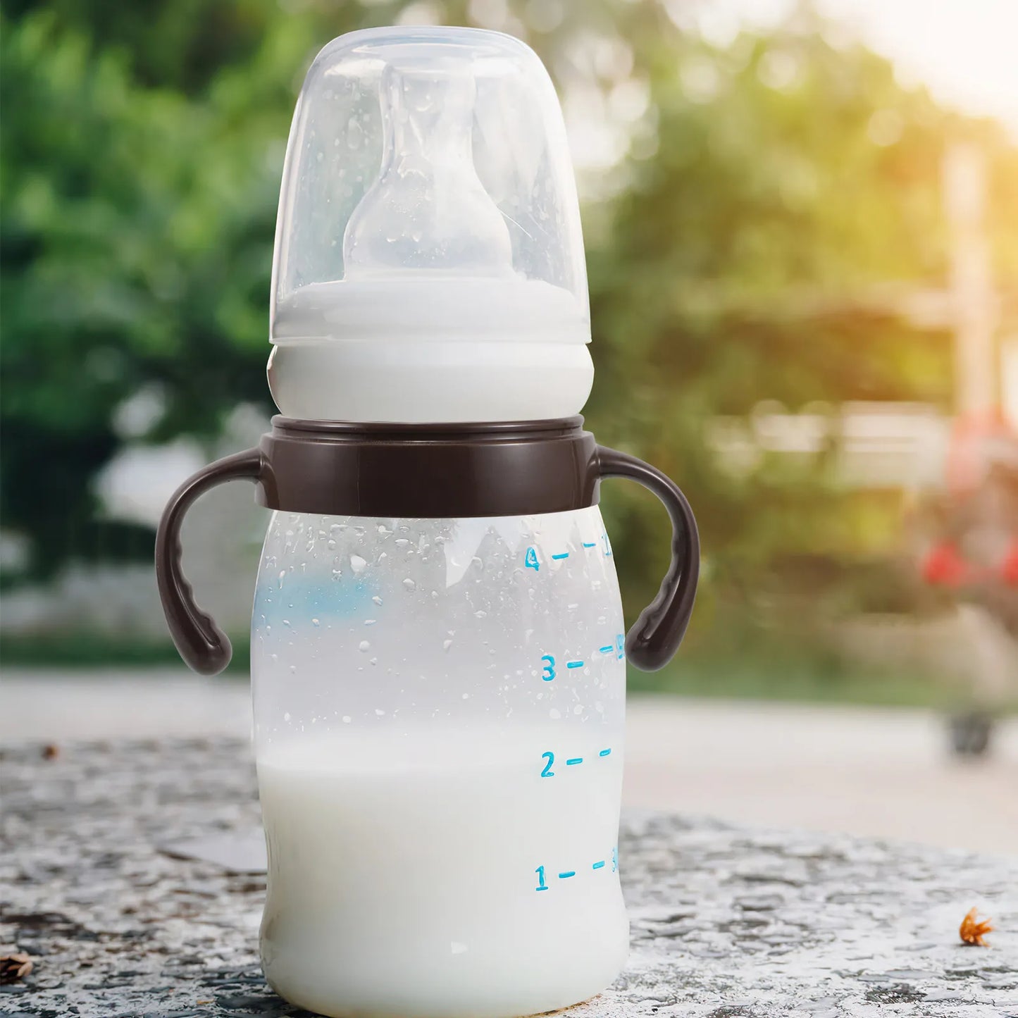 Baby Bottle Handle Replacement Wide Neck Grip Holder Feeding Accessory Ergonomic Comfortable for Infant Toddler Milk Bottle