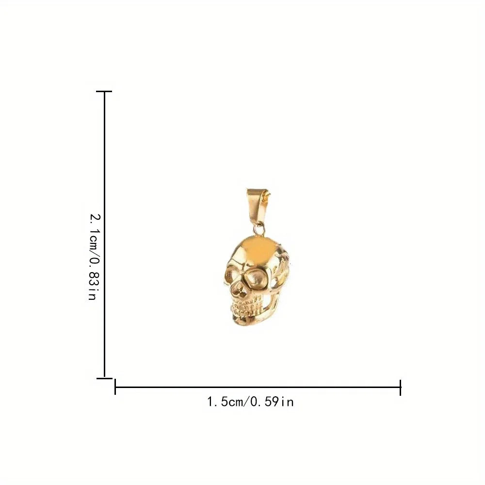 Luxurious European and American Personalized Men's Pendant Necklace New Fashion Punk Hip-hop Men's Necklace Jewelry Wholesale