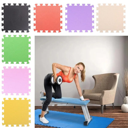 Easy Clean EVA Foam Play Mat Interlocking Puzzle Tile Yoga Mats Soft Protective Surface Exercise Mat for Tatami Home Floor
