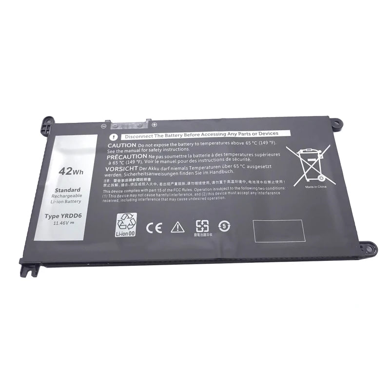 LMDTK New Laptop Battery for  Dell Inspiron YRDD6 5480 5481 5485 5491 5591 5593 3583 3310 2-in-1 3493 3582 3593 3793 5584 5493