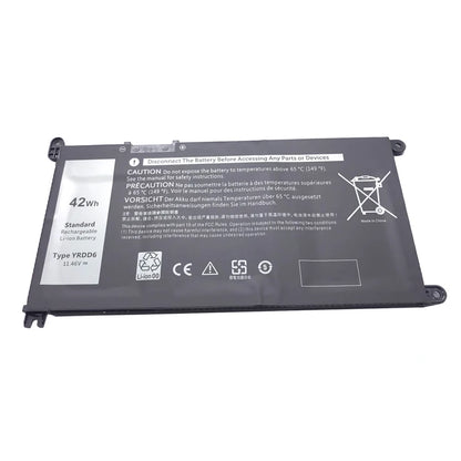 LMDTK New Laptop Battery for  Dell Inspiron YRDD6 5480 5481 5485 5491 5591 5593 3583 3310 2-in-1 3493 3582 3593 3793 5584 5493