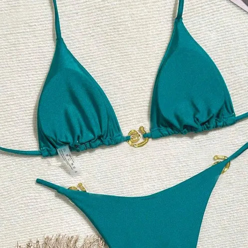 2025 New Bikini Set Bikinis Sexy Women Swimsuits Female Swimwear Bathing Suit Brazilian Swimming Suits Beachwear Biquini Summer