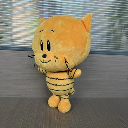 Cute Dog Man Plush Toys Yellow Lil Petey Cat Plush Soft Stuffed Cartoon   Animals Toys Gifts For Children Kids Xmas Birthday