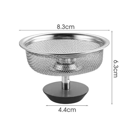 Kitchen Sink Stainless Steel Filter Sewer Mesh Strainers Disposable Sink Filter Mesh Bags Bathroom Floor Drain Hair Waste Filter