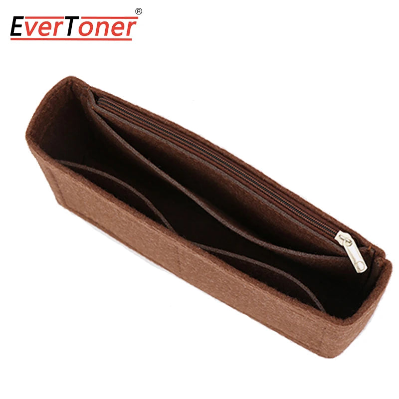 EverToner Fits For Prada Hobo Bag Under Arm Cloth Insert Bag Organizer Makeup Handbag Organizer Travel Inner Purse Portable Cosm