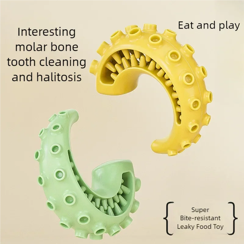 TPR Pet Dog Toys for Small Medium Dogs Bite-resistant Dog Chew Toys DogTeeth Cleaning Toys Pet Supplies