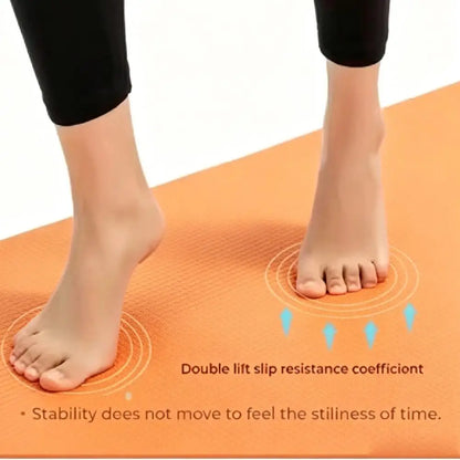 1PCS Exercise Yoga Mat Foldable Pilates Fitness Mat Thickened Comfortable Foam Workout Mat  Portable Travel Fitness Exercise Pad