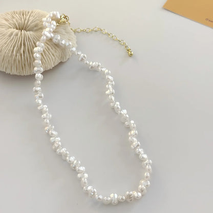 Pearl Necklace For Women Simple Fashion Collarbone Chain White Choker Necklaces Wedding Jewelry Pendant Choker Подвеска На Шею