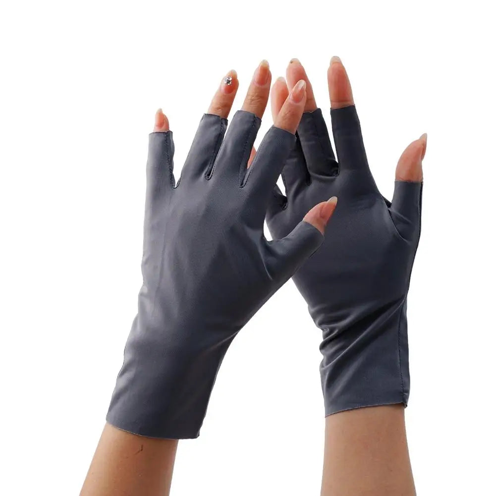 Women Sunscreen Gloves Fingerless Gloves Summer Sunscreen UV Protection Multicolor Gloves Woman Driving Glove Female Touchscreen