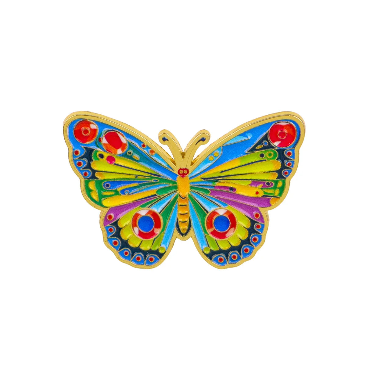 Colorful Caterpillar Butterfly Enamel Pins Animals Brooch Lapel Pin Badge on Backpack Clothing Accessories Fashion Jewelry Gifts