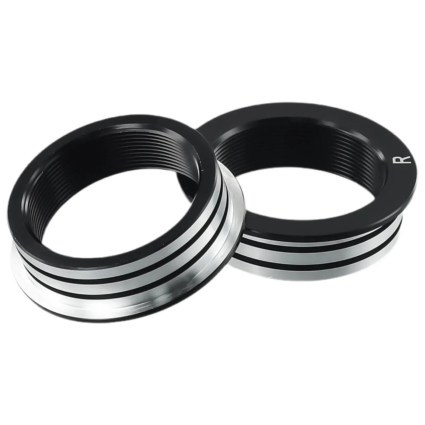 1 Pair Bike Bicycle Bottom Bracket Conversion Adapter BB30 To BSA Converter 42mm Aluminum Alloy Bottom Bracket Adapter