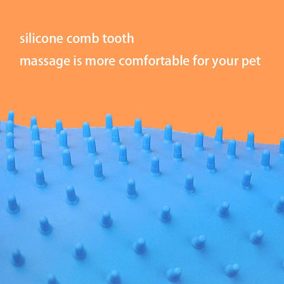 Pet Grooming Gloves for Cats Silicone Rubber Hair Cleaning Tool Pet Bath Remover Massage Brush - Pet Hair Removal