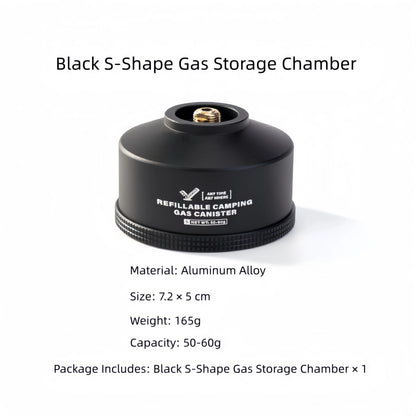 Outdoor Camping Gas Stove, Lightweight Portable Mini Burner, Separate Stove Head for Tea Cooking Hiking Backpacking