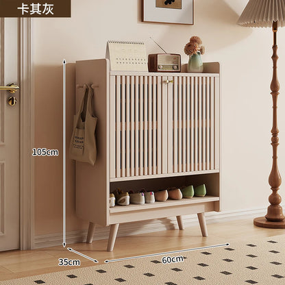 Slippers Storage Shoe Shelf College Dorm Essentials Modern Vertical Organizer Shoe Cabinet Wooden Muebles Entrance Furniture