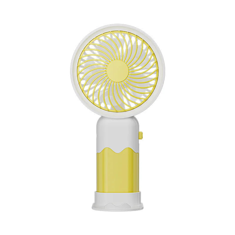 Portable Handheld Fan USB Rechargeable Mini Fan 3 Speed Quiet Personal Desk Fan for Office Outdoor Travel Summer Cooling Fan