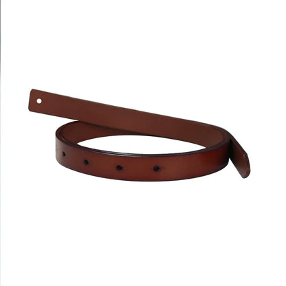 Women Detachable Running Bunny Alloy Buckled Free Collocation Genuine Leather Belt