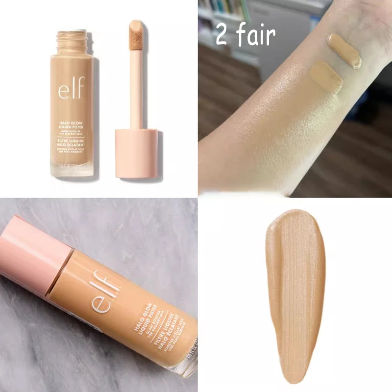 Elf Lightweight Matte Foundation Oil Control Waterproof Lasting Concealer Brighten Even Skin Tone Non Caking Breathable Makeup