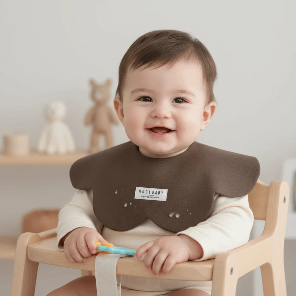 Comfortable Cartoon Baby Feeding Bib Cotton Two-sided Usable Cute Saliva Towel Washable Skin-friendly Teething Bib Newborn Care