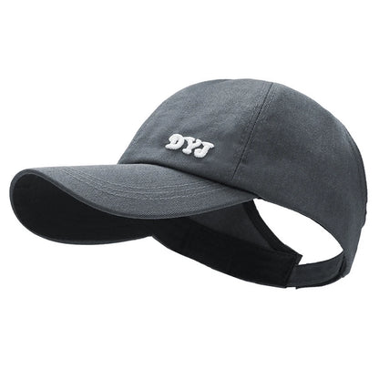 Summer Women's Sun Hat Outdoor Sports Running Snapback Baseball Hats Messy High Ponytail Bun Caps Female Casual Visors Beach Cap